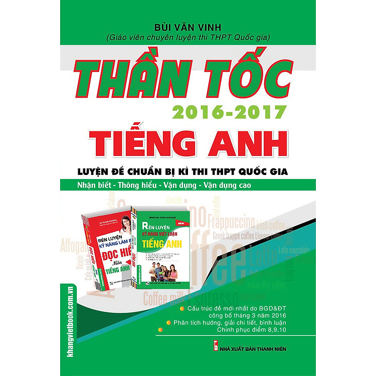 Sách Thần Tốc Luyện Đề Chuẩn Bị Kì Thi THPT Quốc Gia Tiếng Anh 2016 - 2017