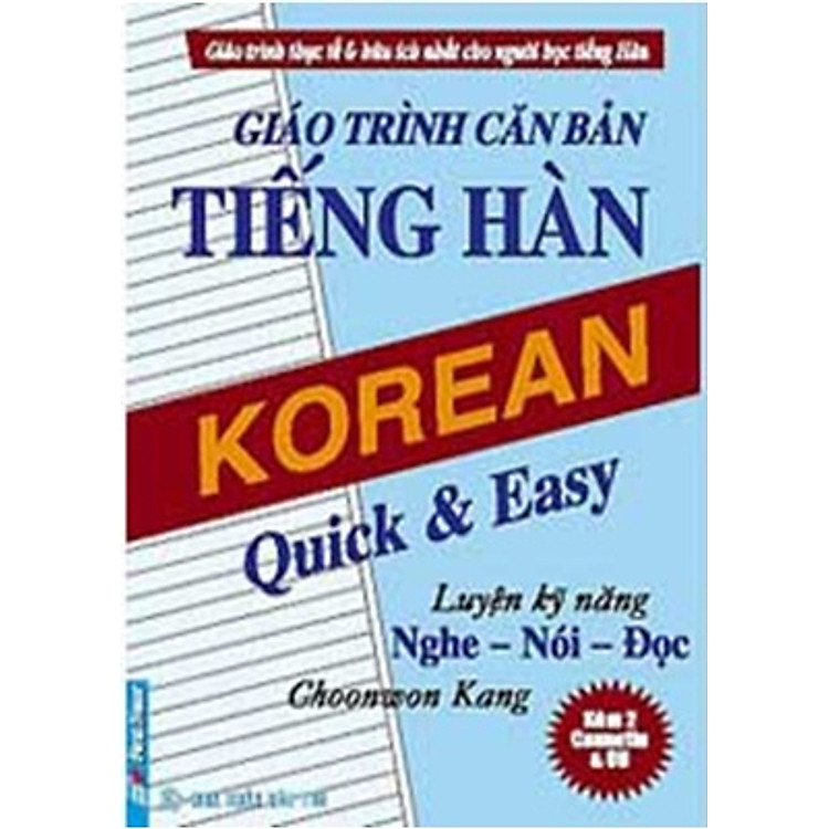 Giáo Trình Căn Bản Tiếng Hàn (Không CD)