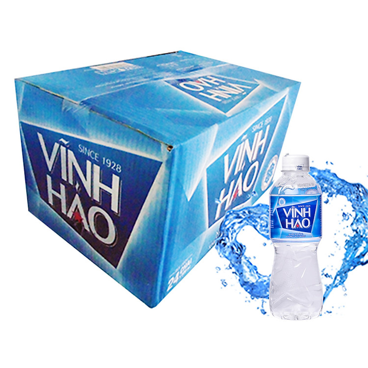 Thùng 24 Chai Nước Khoáng Vĩnh Hảo Chai 350ml