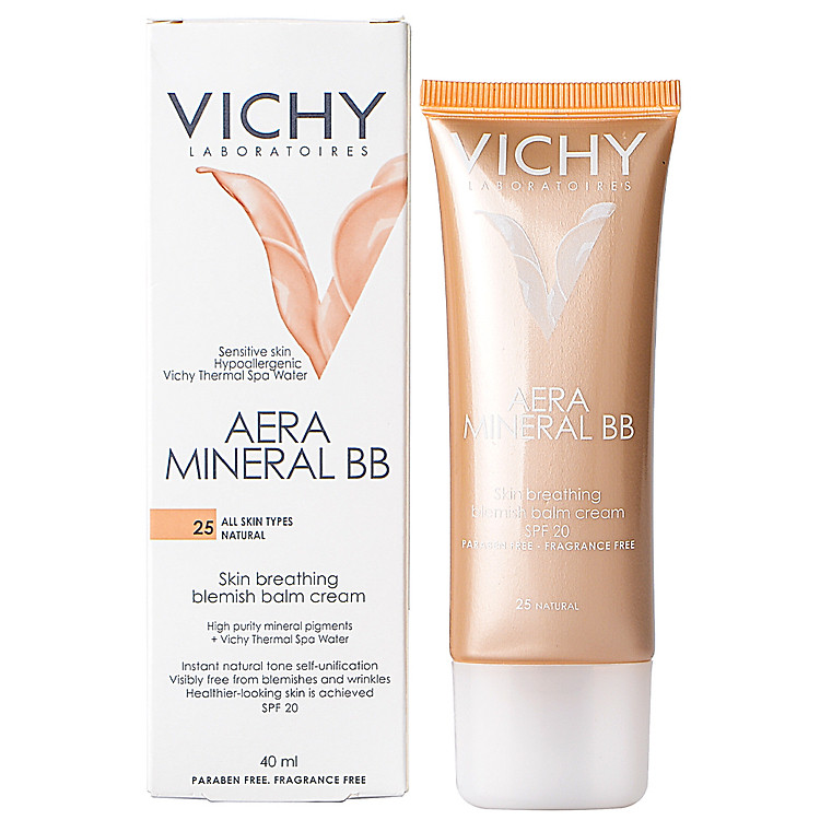 Kem Lót Nền Che Khuyết Điểm Và Chống Nắng Vichy Aera Mineral BB (40ml)