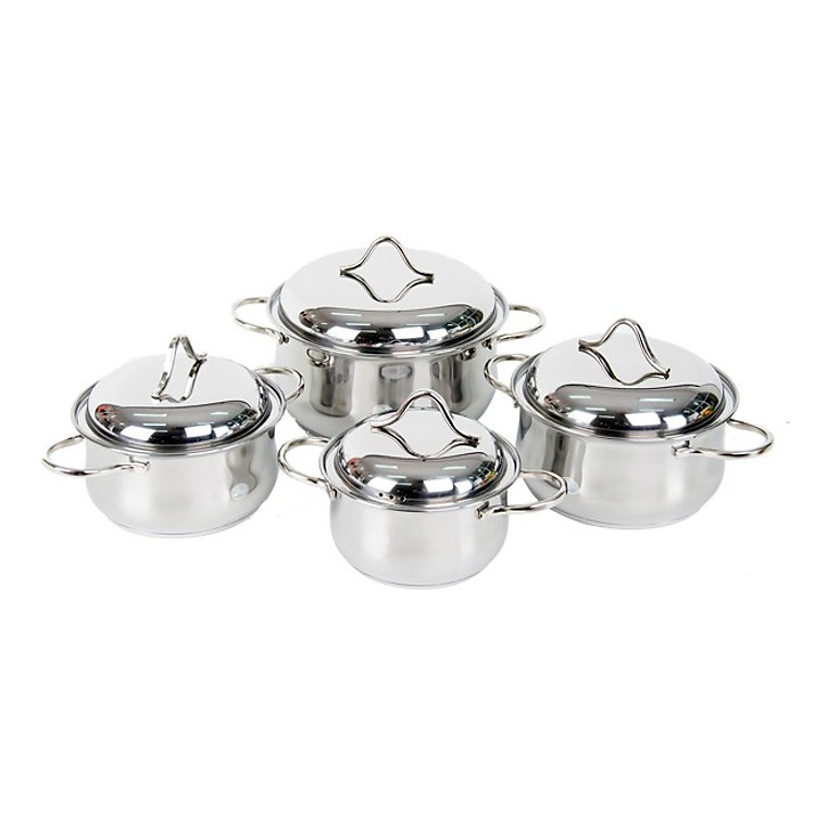 Bộ Nồi Inox Happy Cook 3 Đáy HC08C5