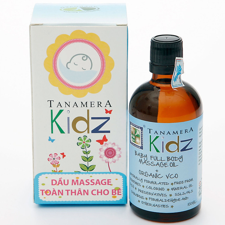 Dầu Massage Toàn Thân Cho Bé Tanamera Kidz TN28-R002