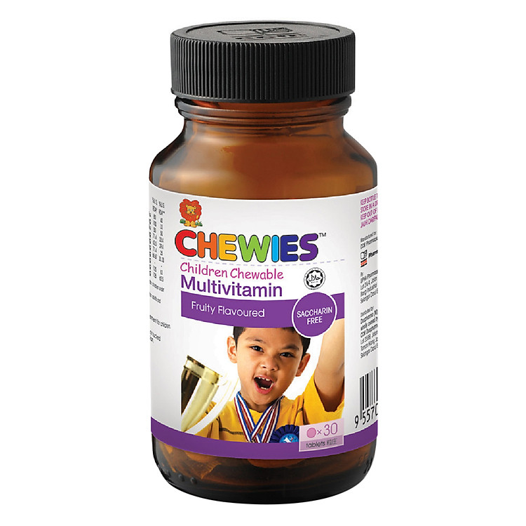 Thực Phẩm Chức Năng Viên Nhai Bổ Sung Vitamin Chewies Children Chewable Multivitamin (30 Viên)