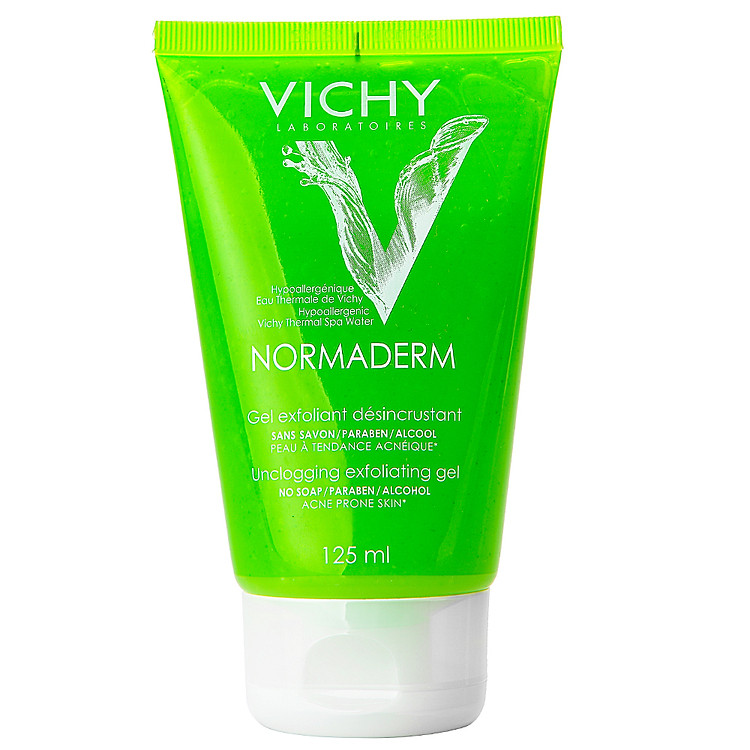 Gel Cát Rửa Mặt Chống Mụn - Normaderm Daily Exfoliating Cleansing Gel Vichy 125ml - 100590680