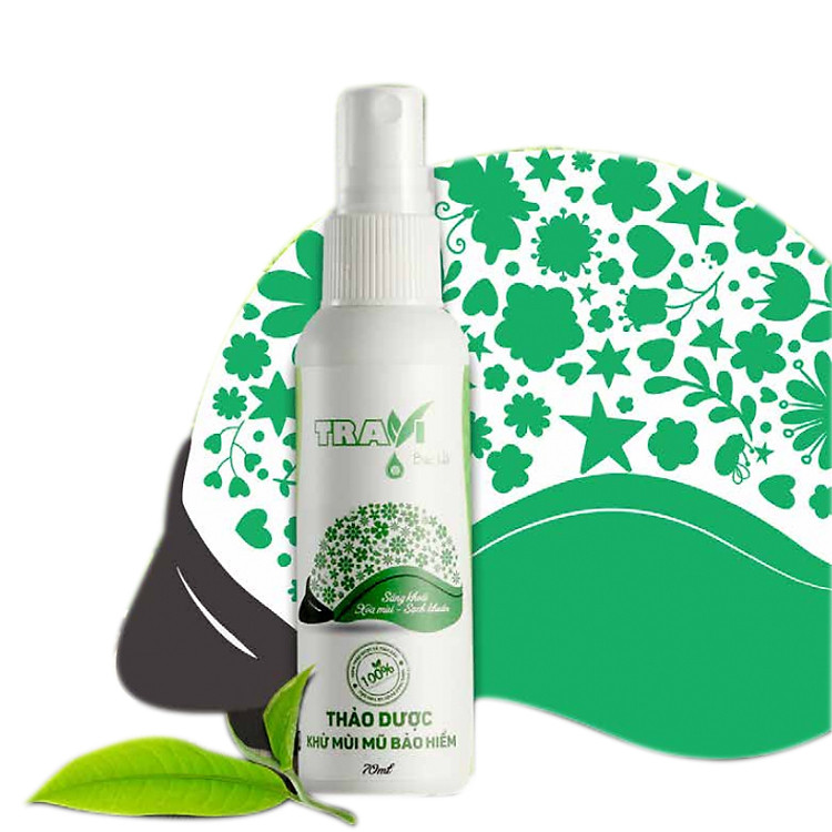 Thảo Dược Xịt Khử Mùi Mũ Bảo Hiểm Travi (70ml)