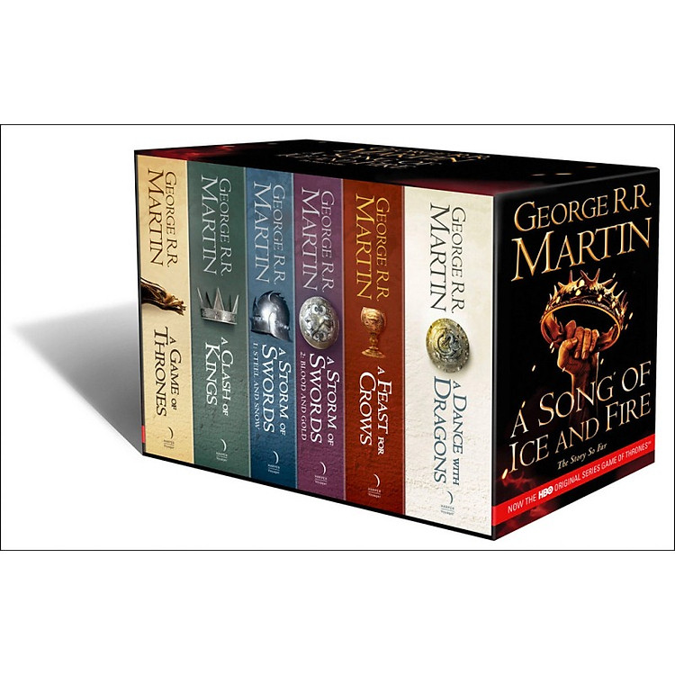 Sách A Song Of Ice And Fire: The Story Continues, 6 Vol (Paperback) - A Game of Thrones Book Series