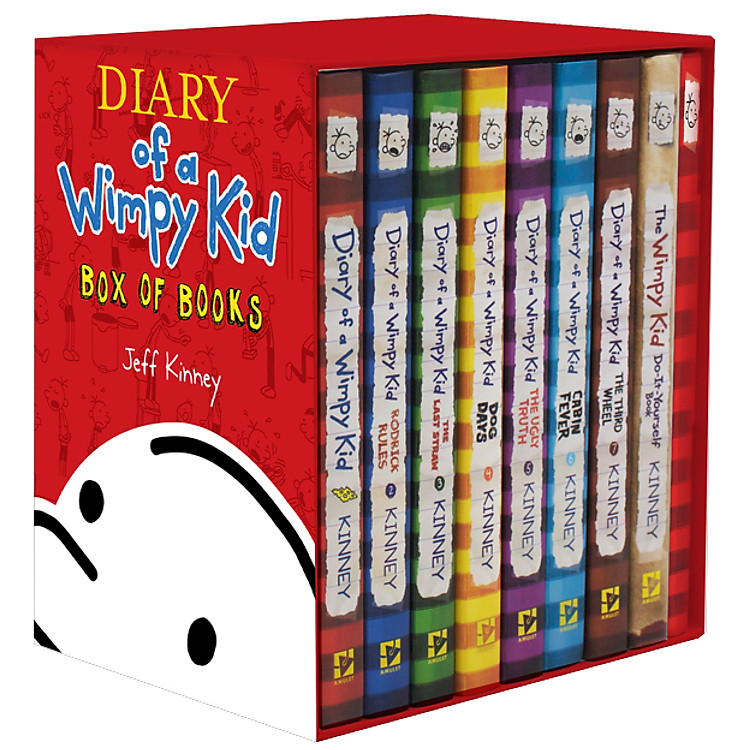 Sách Diary Of A Wimpy Kid Box Of Books (Volumes 1 - 7) - Paperback