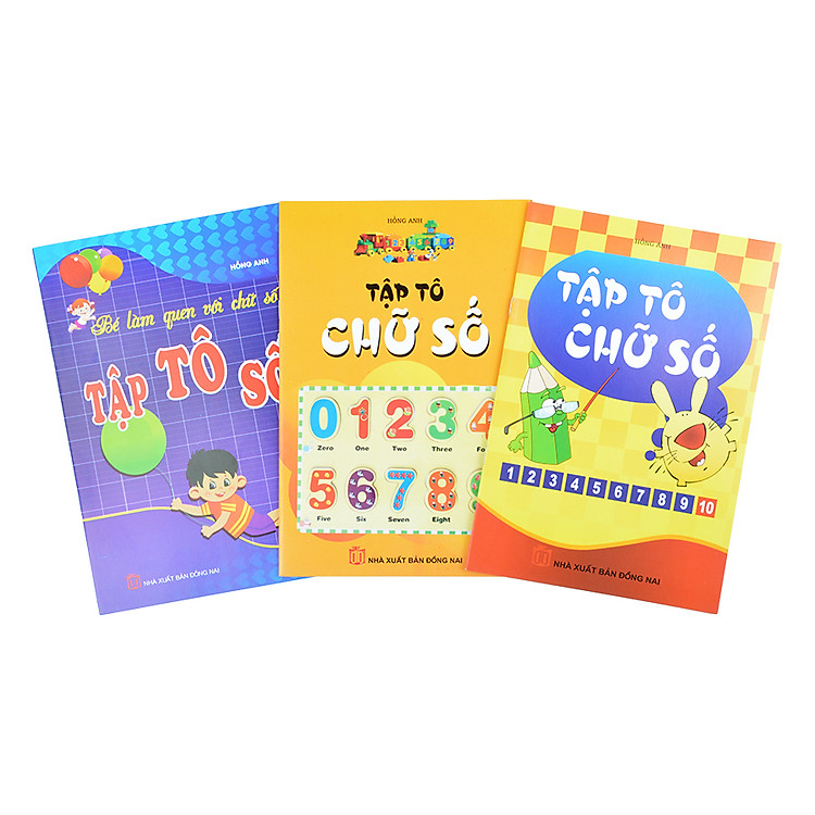 Combo Tập Tô Chữ Số (3 Cuốn)
