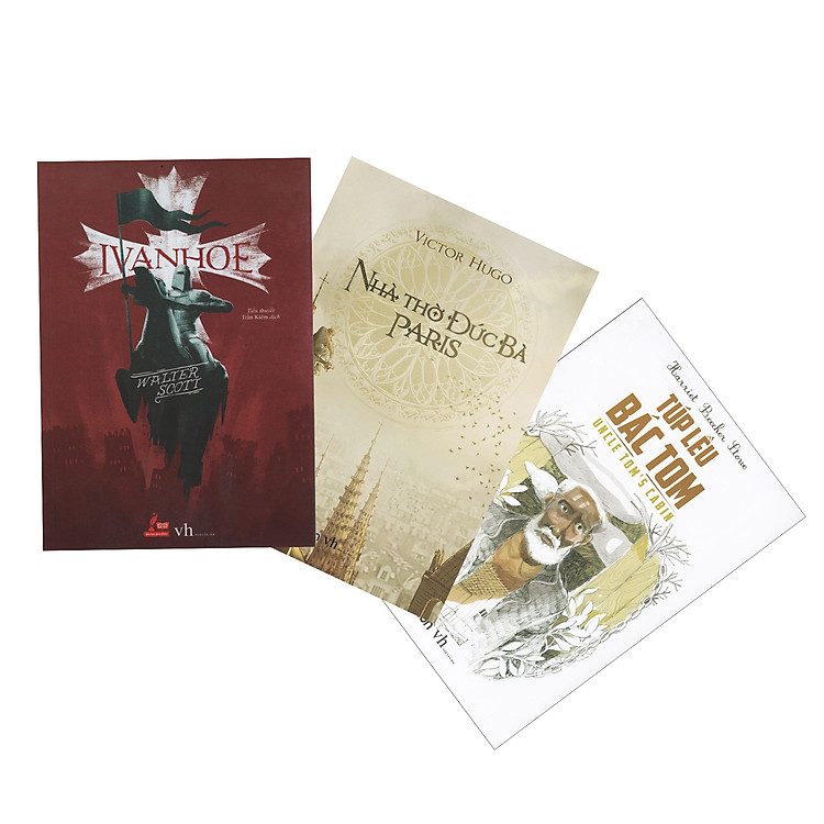 Combo Nhà Thờ Đức Bà Paris + Túp Lều Bác Tom + Ivanhoe (Trọn Bộ 3 Cuốn)