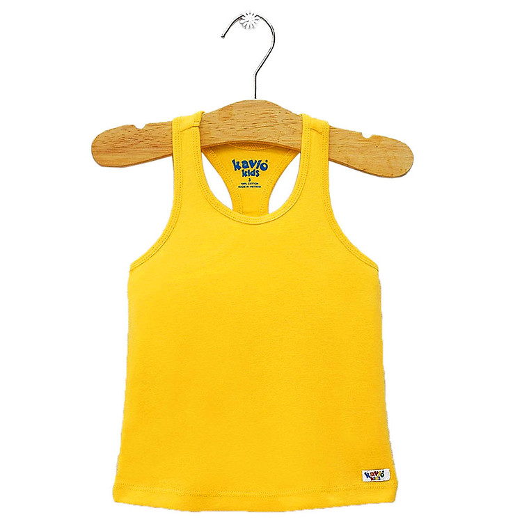 Áo Thun Ba Lỗ Bé Gái Kavio Kids GR25-N1 - Vàng