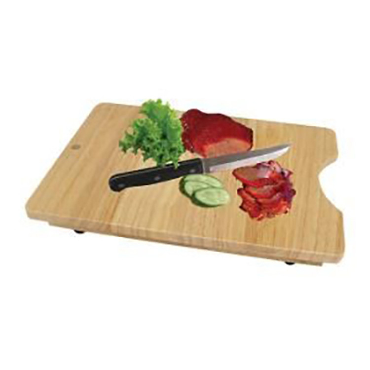 Thớt Chữ Nhật Gỗ Đức Thành Có Đế - 04161