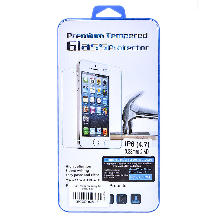 Miếng Dán Cường Lực iPhone 6/6s - Hàng Chính Hãng