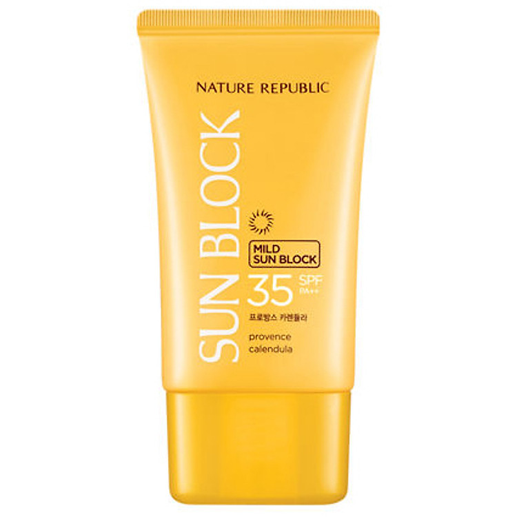 Kem Chống Nắng Nature Republic Provance Calendula Mild Sun Block SPF35 PA++ (57ml)