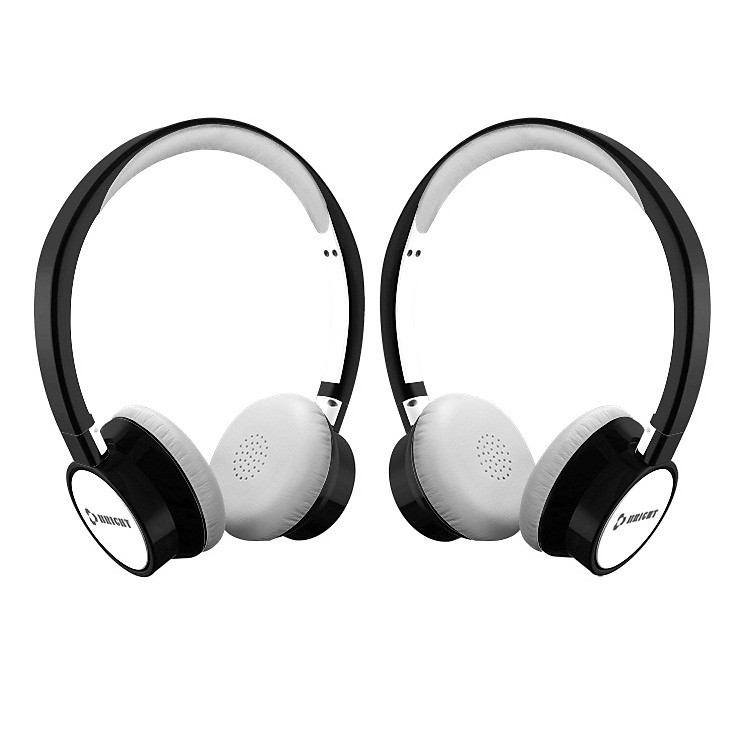 Tai Nghe Bluetooth Bright Trắng - Đen (Hỗ Trợ Nghe Nhạc, Gọi Điện)