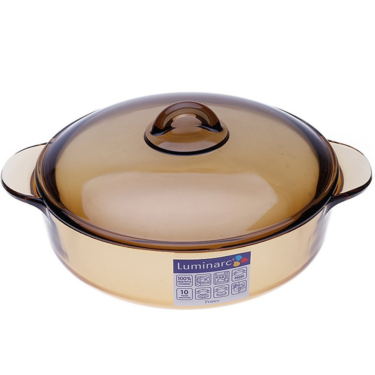 Nồi Thủy Tinh Luminarc Pyroflam Amberli H5395 - 2.25 Lít