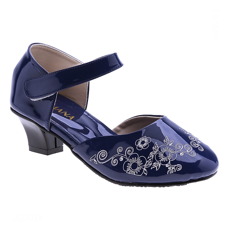 Giày Búp Bê Gót 4cm Bé Gái AZ79 BG001201A2 - Xanh