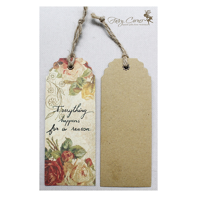 Bookmark Fairy Corner - Everything Happens For A Reason