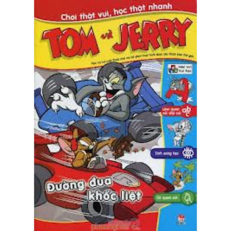 Sách Tom Và Jerry - Đường Đua Khốc Liệt