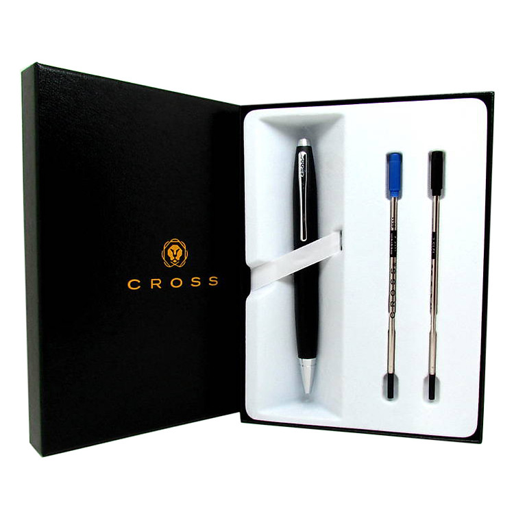 Gift Set Bút Bi Cross + 2 Ruột Bút (Xanh & Đen) - AT0112G-14