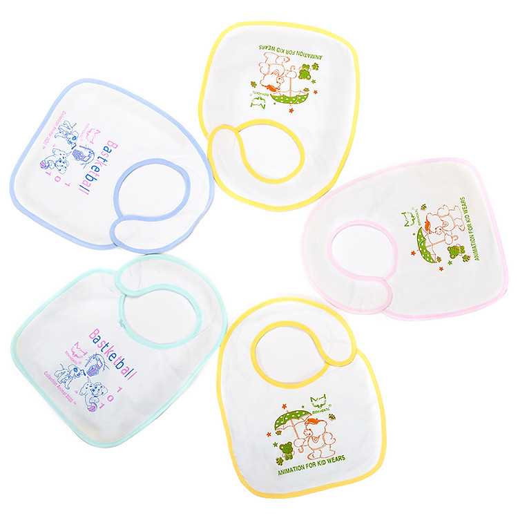 Combo 5 Yếm Dán Một Bên Chống Thấm Nanio A0066