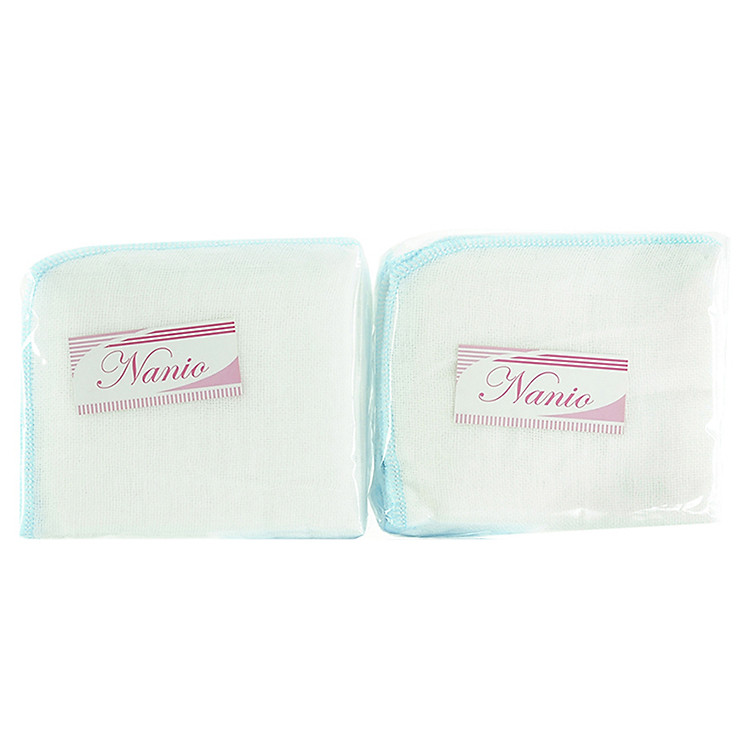 Combo 2 Khăn Sữa Gạc Nhỏ 4 Lớp Nanio A0096 (23 x 25 cm) - Giao Màu Ngẫu Nhiên