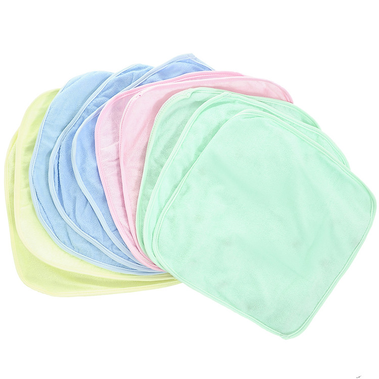 Bộ 10 Khăn Lót Chống Thấm Màu Loại Tốt Nanio A0170