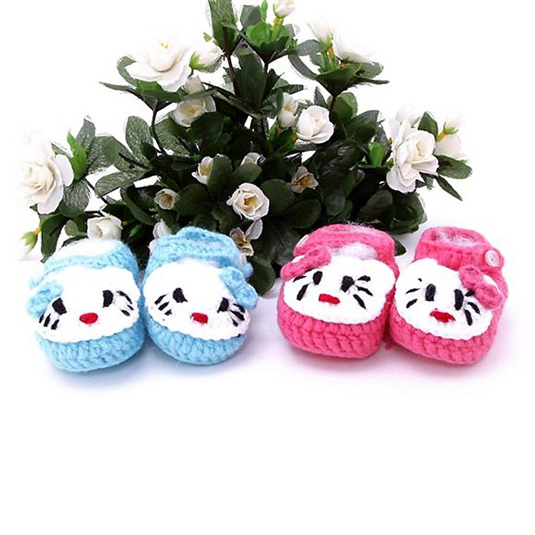 Giày Len Móc Tay Nanio A0204 (3 - 9 Tháng)