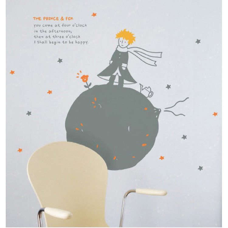 Decal Dán Tường NineWall Little Princess BP008