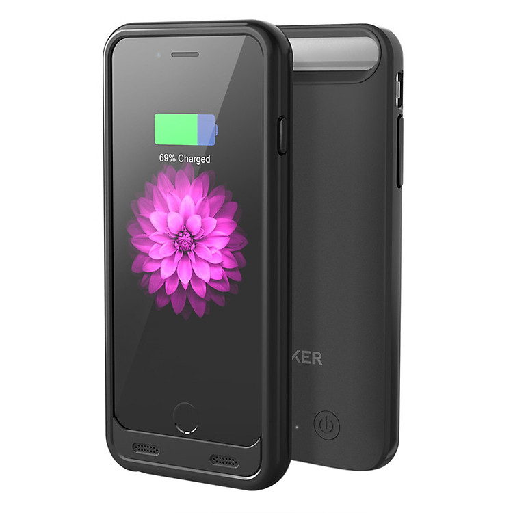 Ốp Lưng Kèm Sạc Dự Phòng Anker Cho iPhone6 (2850mAh) - Đen - Hàng Chính Hãng
