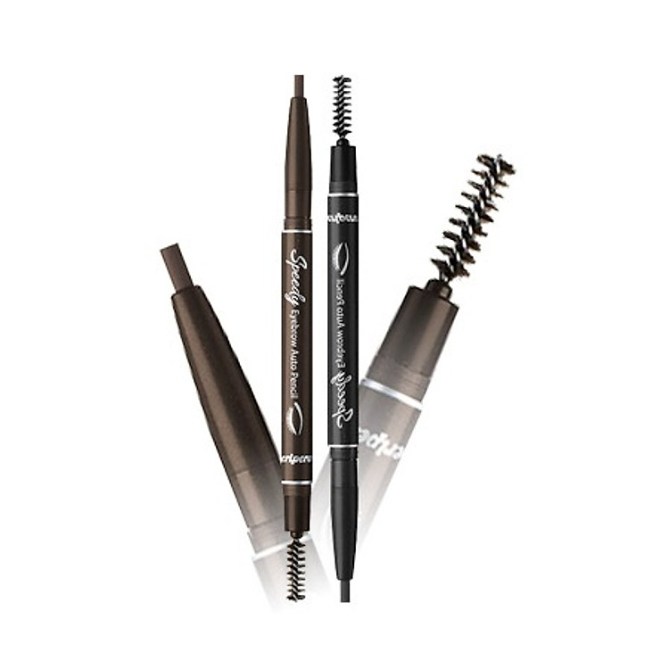 Chì Kẻ Mày 2 Đầu Peripera Speedy Eyebrow Auto Pencil