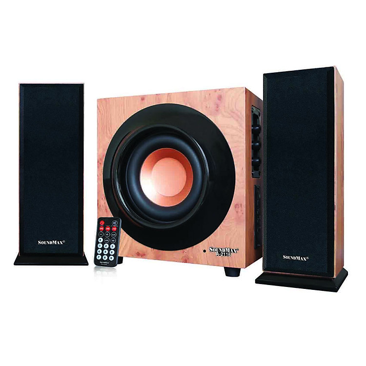 Loa Vi Tính SoundMax A-2116 2.1 60W - Hàng Chính Hãng