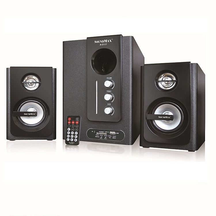 Loa Vi Tính SoundMax A-2117/2.1 60W - Hàng Chính Hãng