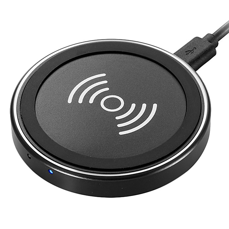 Đế Sạc Không Dây Anker PowerPort Chuẩn Qi 5W (Không Kèm Adapter) - A2511012 (Đen) - Hàng Chính Hãng