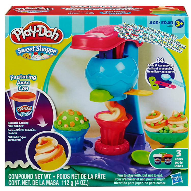 BM - Bộ Bột Nặn Làm Kem Đơn Giản Playdoh A4896