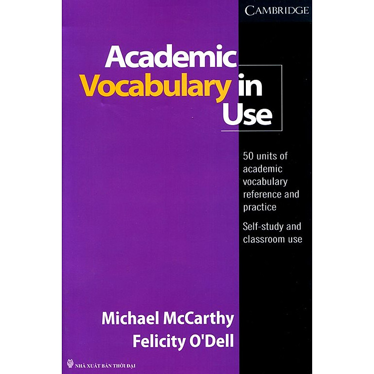 Sách Academic Vocabulary In Use (Không CD)