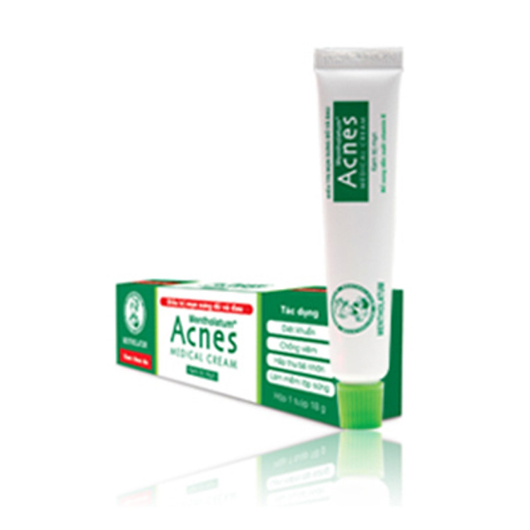 Kem Trị Mụn Sưng Đỏ Và Đau Rohto Acnes Medical Cream (18g)