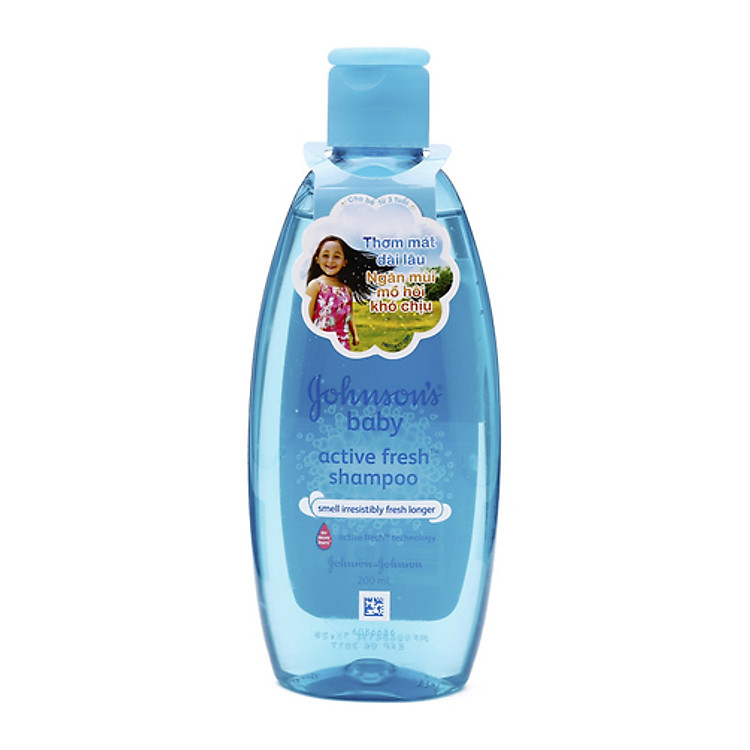 Dầu gội Johnson’s Baby Thơm Mát Năng Động (200ml)