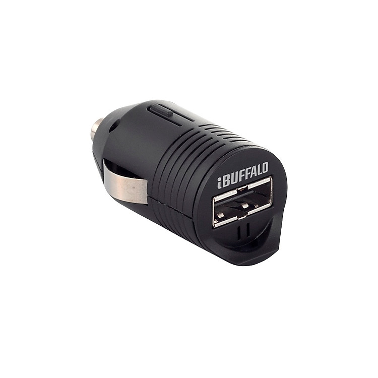 Adapter Sạc Trên Ô Tô 1A Buffalo BSMPA14BK - Hàng Chính Hãng