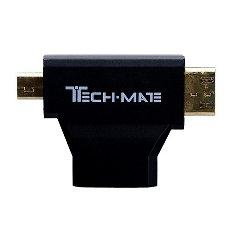 Adapter Cổng HDMI Micro-HDMI Mini-HDMI Techmate TMHD-08 - Hàng Chính Hãng