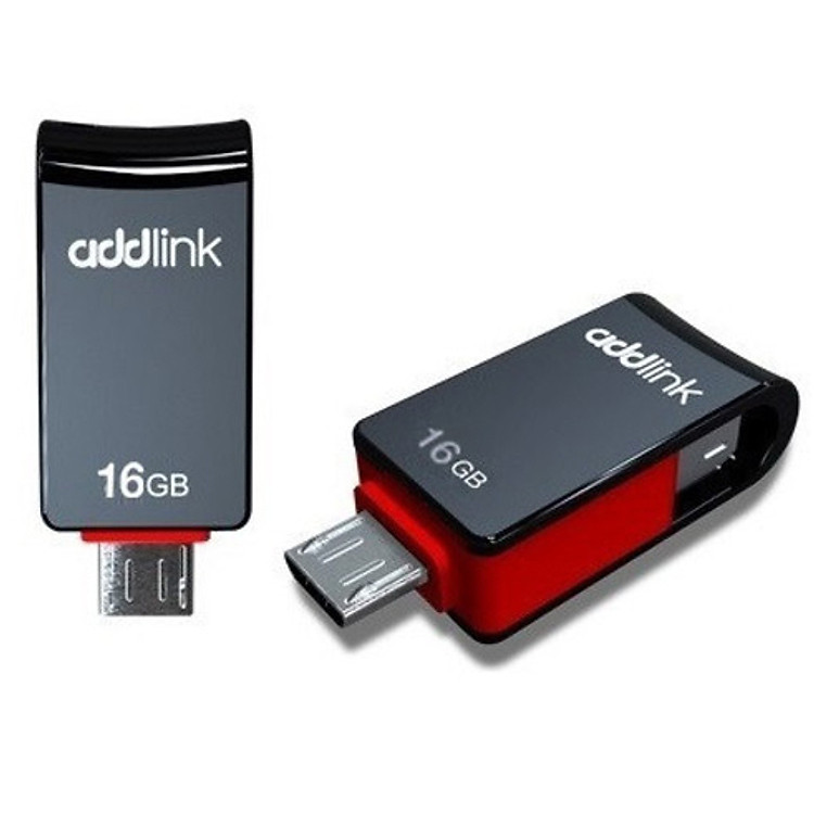 Dual USB Addlink T10 16GB - USB 2.0 - Hàng Chính Hãng