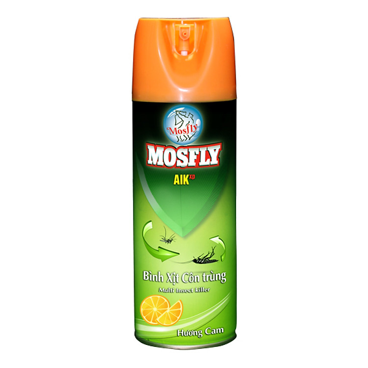Bình Xịt Côn Trùng Mosfly AIKxp Hương Cam (300ml)