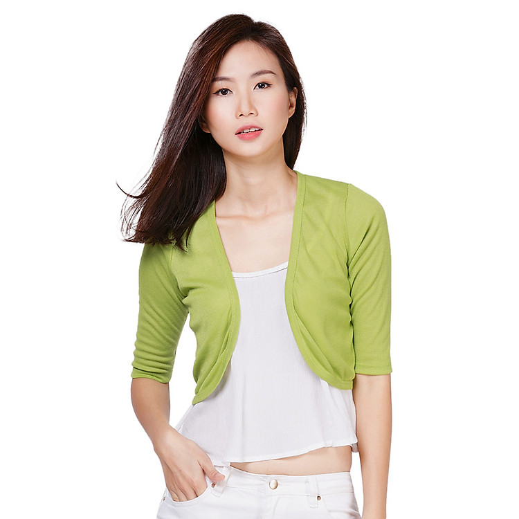 Áo Khoác Lửng CIRINO AK_LBG_R004FS - Xanh Rêu (Freesize)