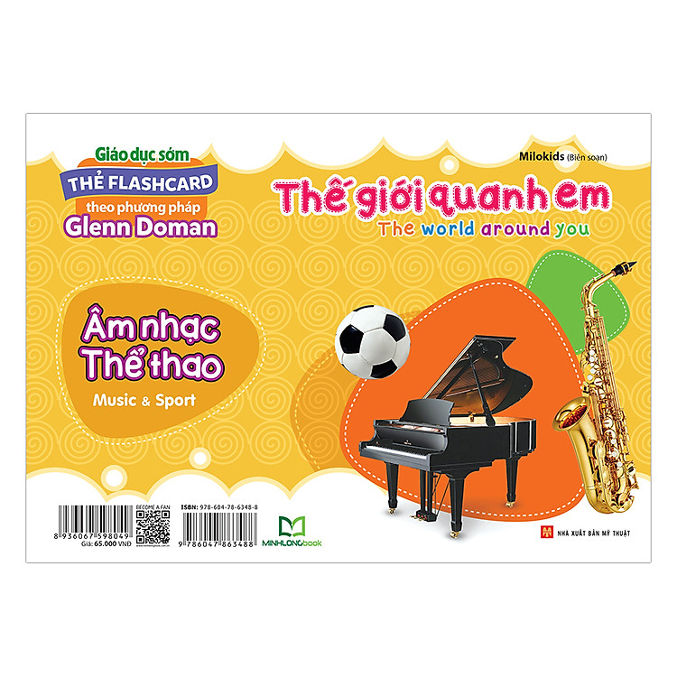 Sách Thẻ Flashcard Theo Phương Pháp Glenn Doman - Thế Giới Quanh Em: Âm Nhạc - Thể Thao