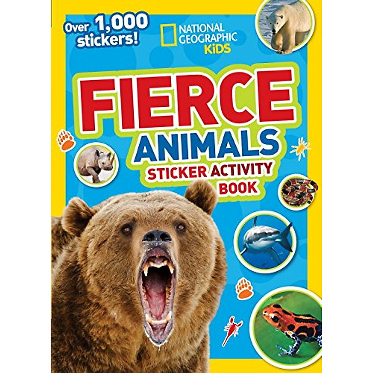 Sách National Geographic Kids Fierce Animals Sticker Activity Book