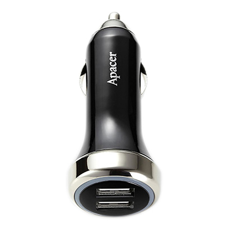Sạc Xe Hơi Apacer C320 2 Cổng USB - Hàng Chính Hãng