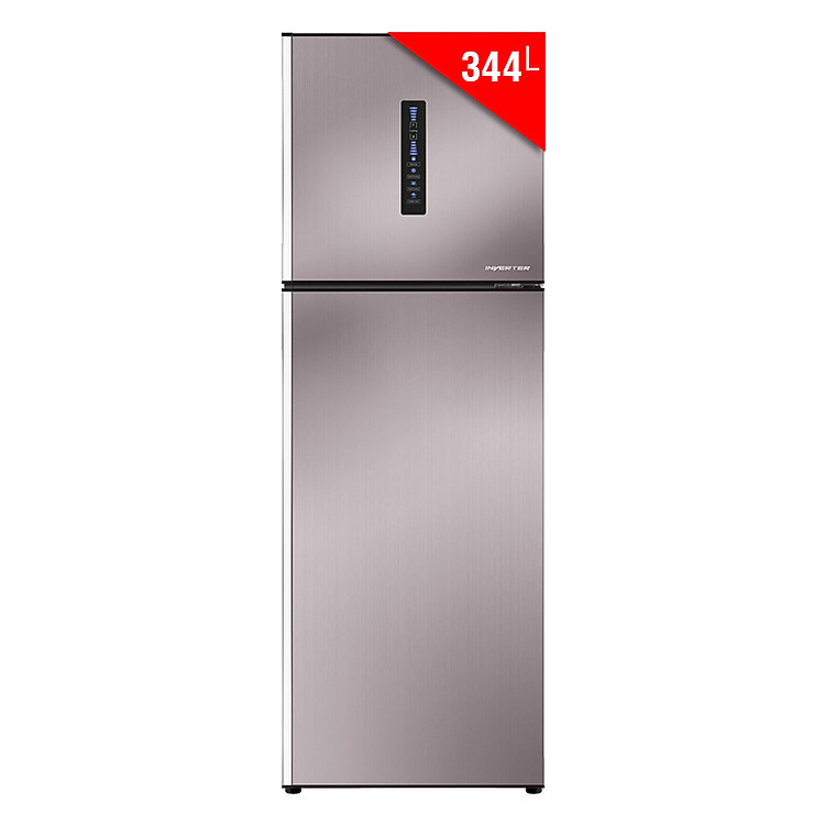Tủ Lạnh Inverter Aqua AQR-I376BN (344L) - Bạc - Hàng chính hãng