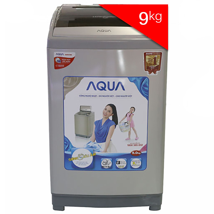 Máy Giặt Cửa Trên Inverter Aqua AQW-U90ZT (9 Kg) - Hàng Chính Hãng