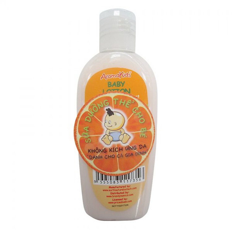 Sữa Dưỡng Thể Baby Aromakids Baby Lotion - 7356 (100ml)