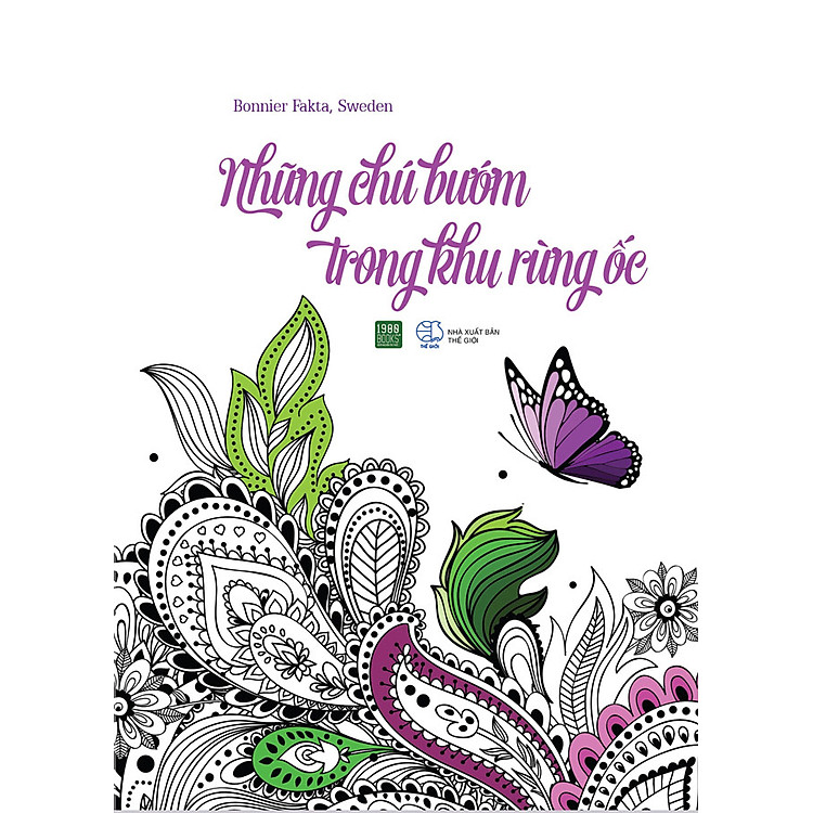Những Chú Bướm Trong Khu Rừng Ốc (Sách Tô Màu Dành Cho Người Lớn)