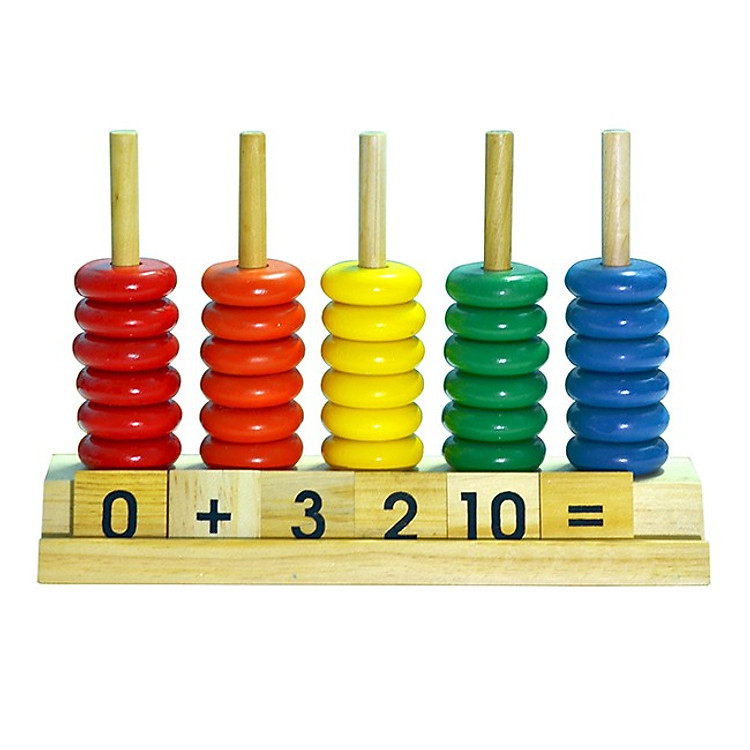Đồ Chơi Gỗ EDUGAMES Bàn Tính Học Đếm Lớn GA565